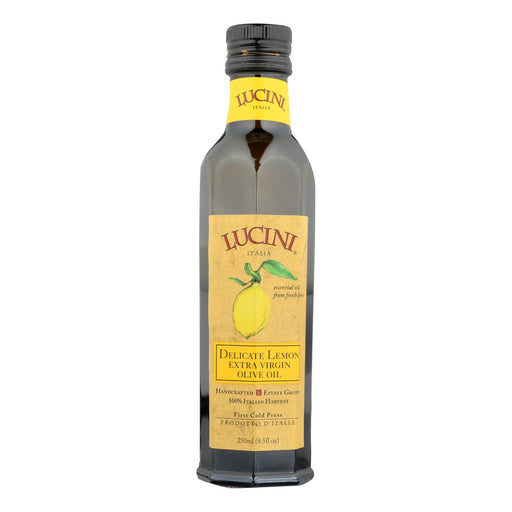 Lucini Italia Extra Virgin Olive Oil with Lemon - (Pack of 6) - 8.5 Fl Oz - Cozy Farm 