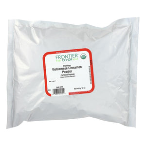 Frontier Herb 1lb Organic Vietnamese Ground Cinnamon 5% Oil - Cozy Farm 