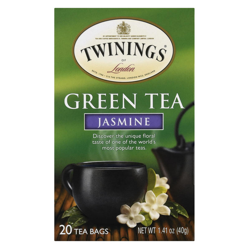 Twinings Green Tea with Jasmine (Pack of 6 - 20 Bags) - Cozy Farm 