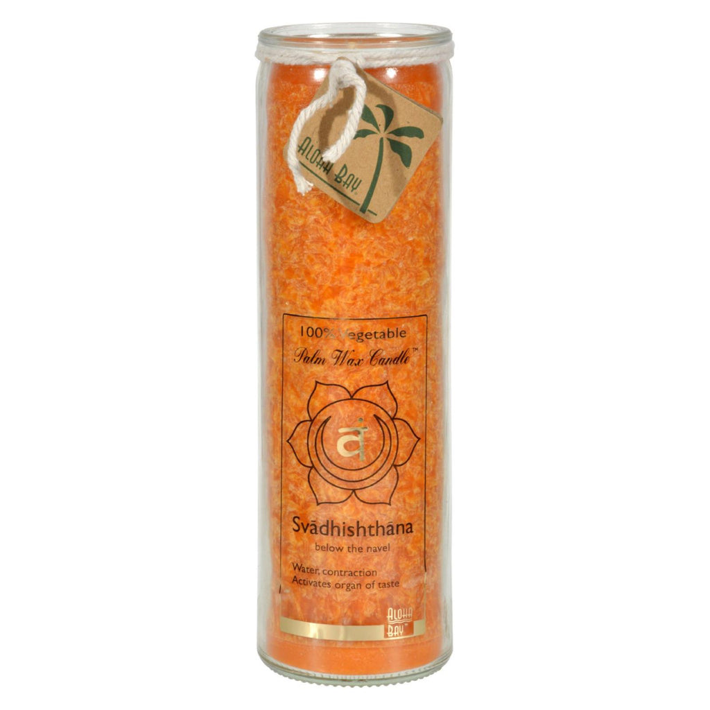 Aloha Bay Unscented Chakra Jar Love Svādhishthana Orange (Pack of 1 Candle) - Cozy Farm 
