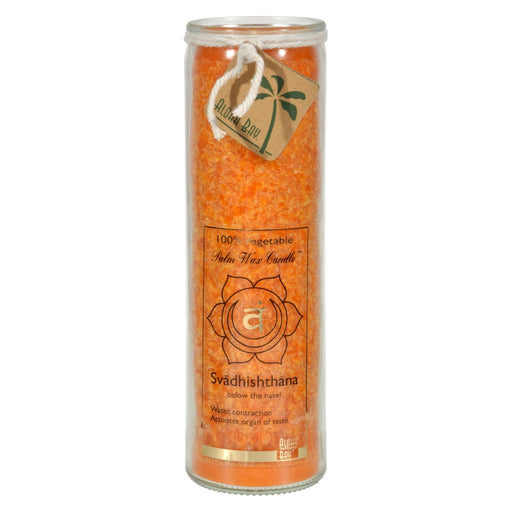 Aloha Bay Chakra Unscented Svādhishthana Orange Jar Candle (Pack of 1) - Cozy Farm 