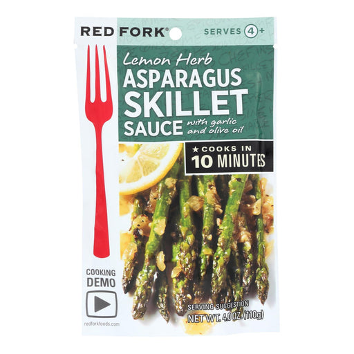 Red Fork Seasoning Sauce (Pack of 8) - Lemon Herbs Asparagus, 4 Oz. - Cozy Farm 