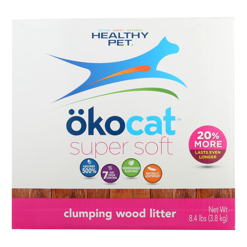 Okocat Clumping Litter Wood Supersoft (8.4 lbs) - Cozy Farm 