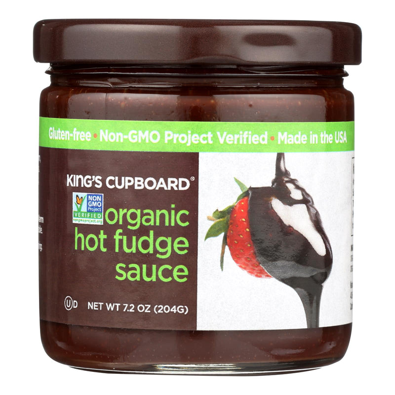 King's Cupboard Hot Fudge Sauce (12 x 7.2 Oz.) for Rich and Indulgent Desserts - Cozy Farm 
