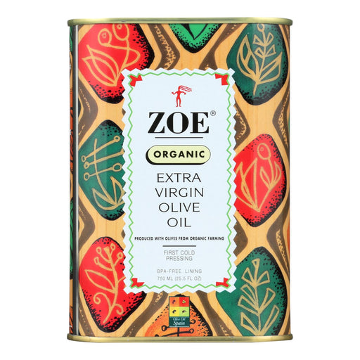 Zoe Organic Extra Virgin Olive Oil (Pack of 6) - 25.5 Fl Oz - Cozy Farm 