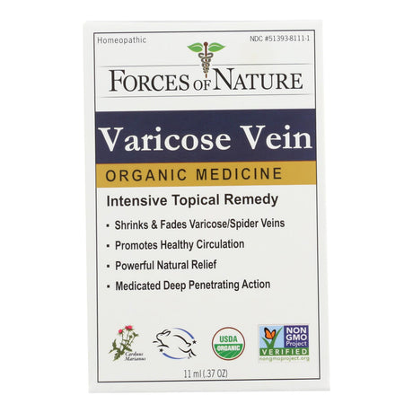 Forces of Nature Varicose Vein Control (11 mL) - Cozy Farm 