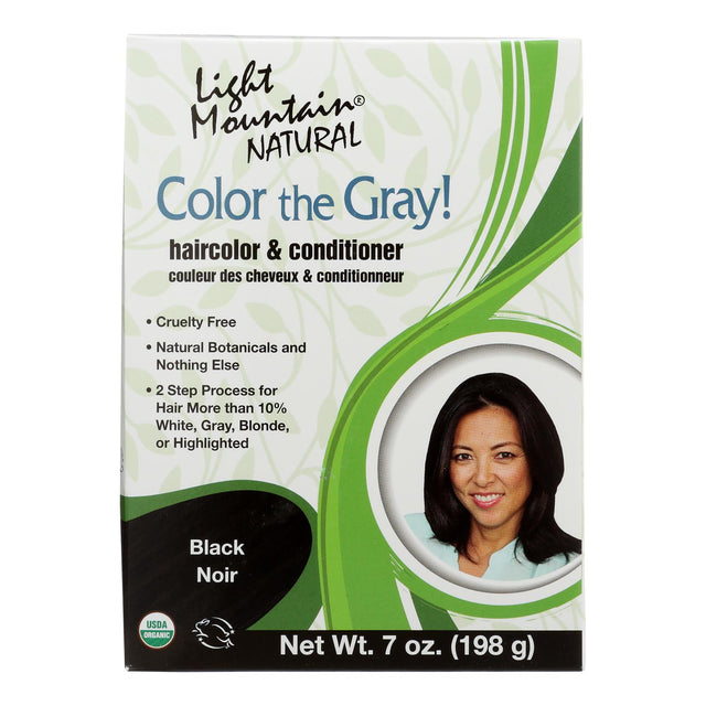 Light Mountain Black Gray Conditioner - 7 Oz. - Cozy Farm 