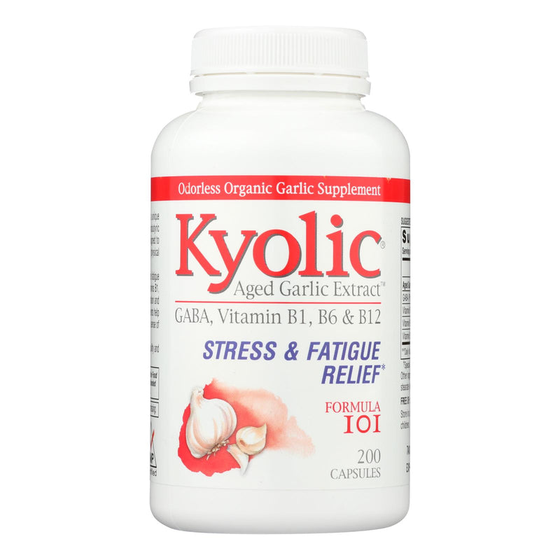Kyolic Aged Garlic Extract: 200 Capsules for Stress & Fatigue Relief - Cozy Farm 
