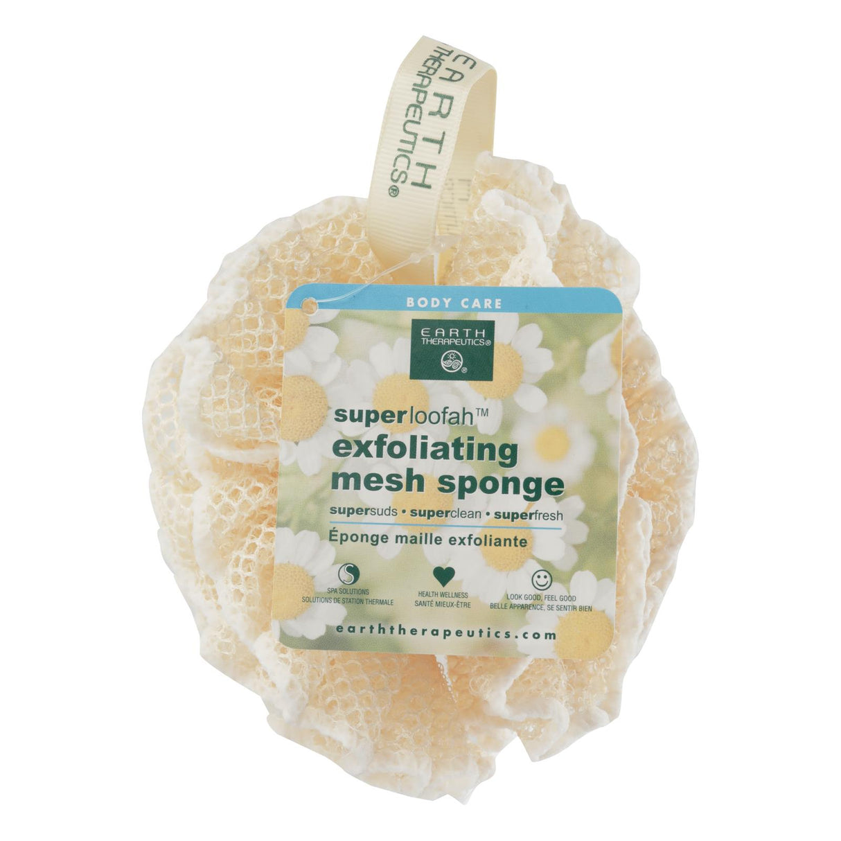 Earth Therapeutics Super Exfoliating Mesh Loofah Sponge - Cozy Farm 