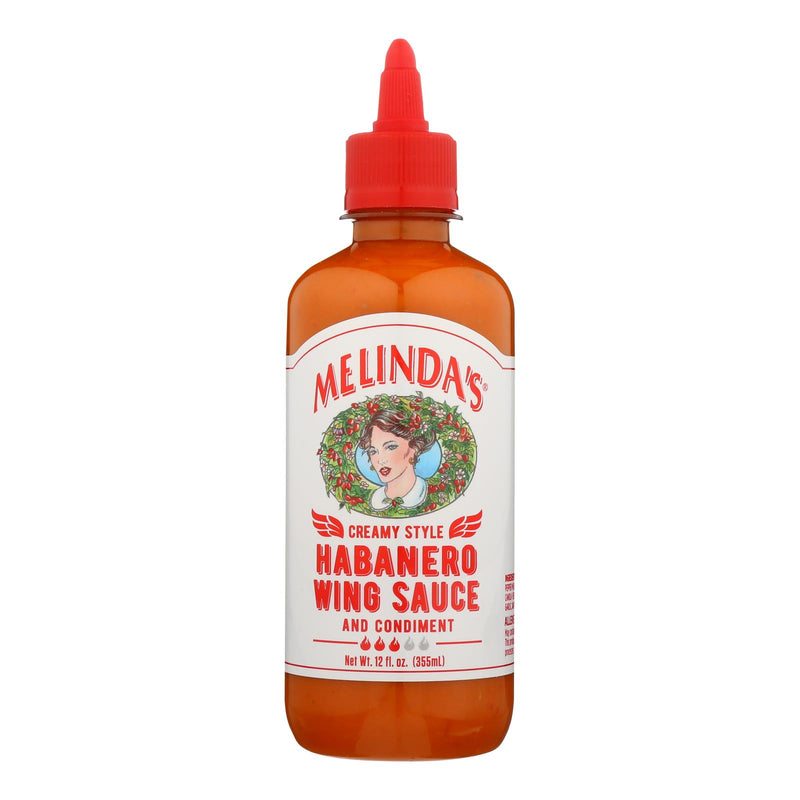 Melinda's Creamy Habanero Wing Sauce (Pack of 6 - 12 fl. oz.) - Cozy Farm 
