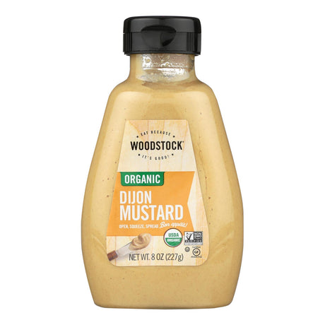 Woodstock Organic Dijon Mustard, 8 Oz. (Pack of 12) - Cozy Farm 