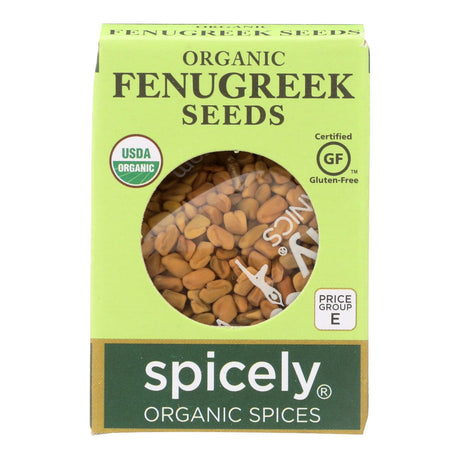 Spicely Organics Organic Fenugreek Seeds (Pack of 6 - 0.45 Oz.) - Cozy Farm 