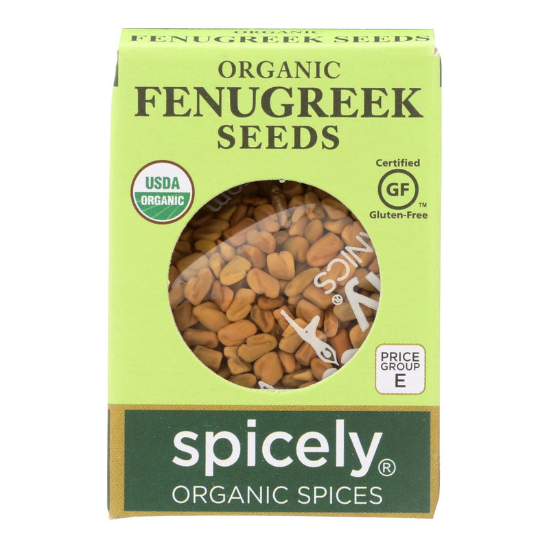Spicely Organics Organic Fenugreek Seeds (Pack of 6 - 0.45 Oz.) - Cozy Farm 