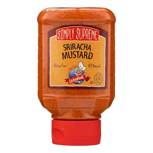 Woeber's Simply Supreme Sriracha Mustard (Pack of 6 - 10 Oz.) - Cozy Farm 