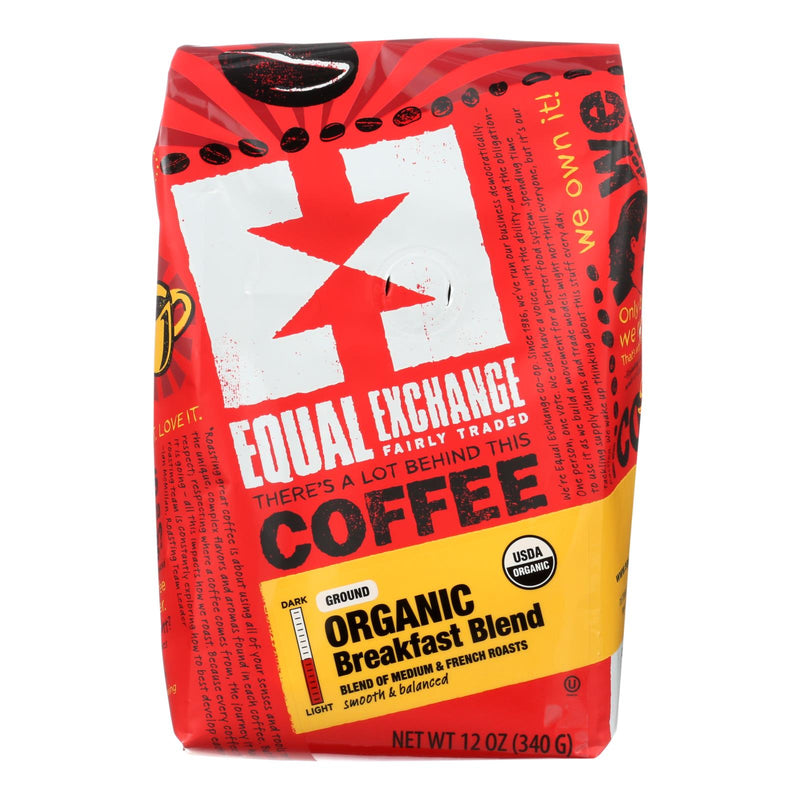Equal Exchange Organic Breakfast Blend Drip Coffee (Pack of 6 - 12 Oz.) - Cozy Farm 