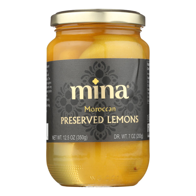 Mina Preserved Lemons: Elevate Your Culinary Creations with Authentic Mediterranean Flavor (Pack of 6 - 12.5 Oz.) - Cozy Farm 