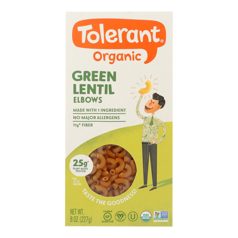 Tolerant Green Lentil Pasta Elbows - (48 Oz.) - Cozy Farm 