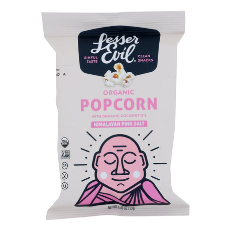 Lesser Evil Himalayan Pink Salt Organic Air-Popped Popcorn - 8.46 Oz - Cozy Farm 