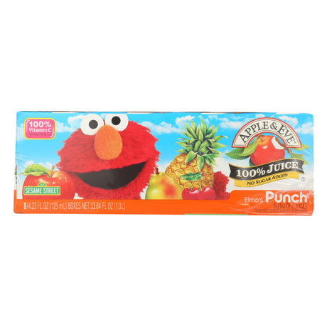 Apple and Eve Sesame Street Elmo's Punch Juice (Pack of 6 - 6 oz.) - Cozy Farm 
