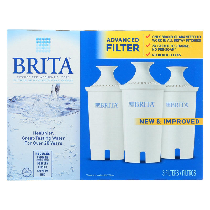 Brita Replacement Pitcher and Dispenser Filter (Pack of 3) - Cozy Farm 