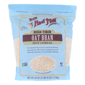 Bob's Red Mill Whole Grain Rolled Oat Bran | Rich in Fiber | 4-Pack, 40 Oz. - Cozy Farm 