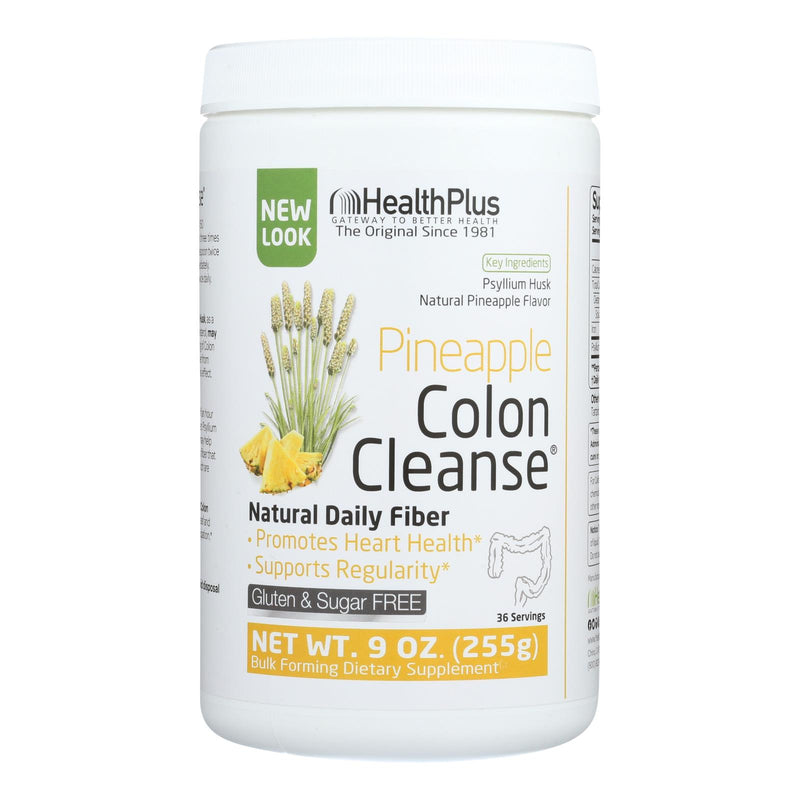 Health Plus Colon Cleanse Pineapple Stevia (9 Ounce) - Cozy Farm 
