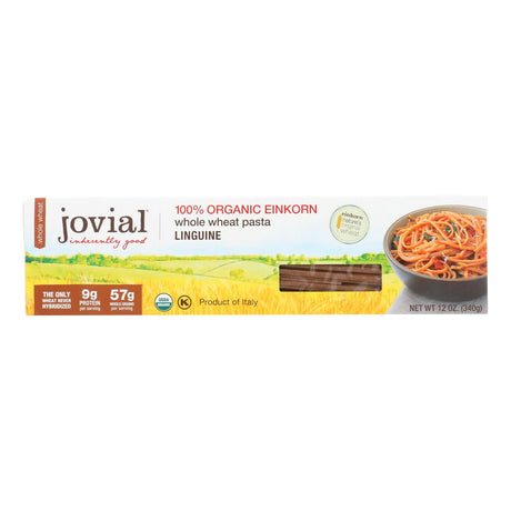 Jovial Organic Einkorn Linguine, 12 oz (Pack of 12) - Cozy Farm 