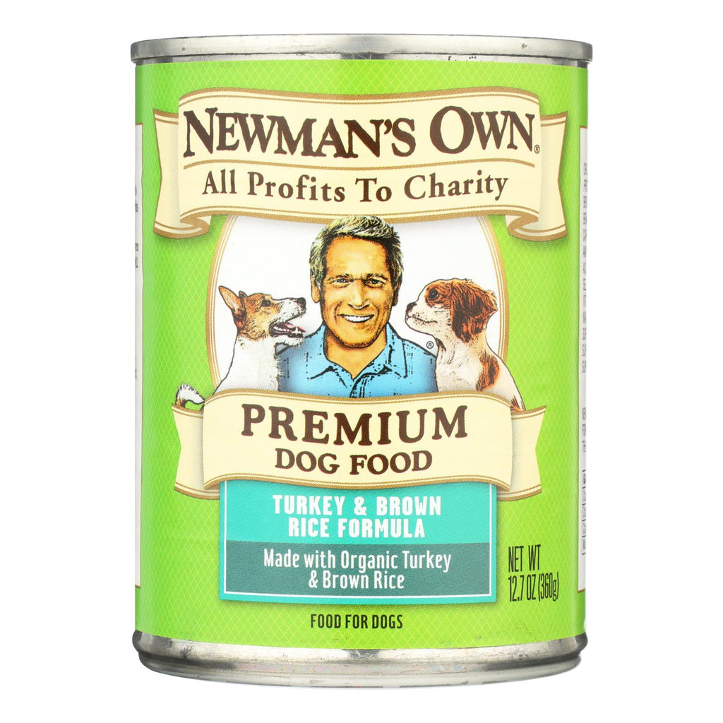 Newman's Own Organics Premium Turkey and Brown Rice (Pack of 12) - 12.7 Oz. - Cozy Farm 