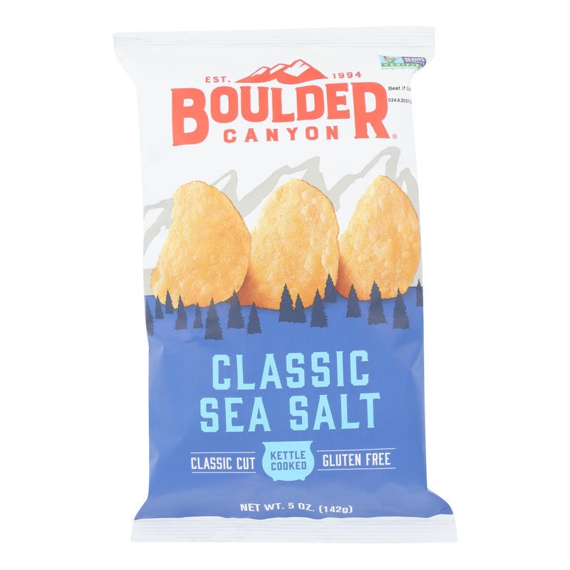 Boulder Canyon Totally Natural Potato Chips - Value Pack of 12 - 5 oz. Bags - Cozy Farm 