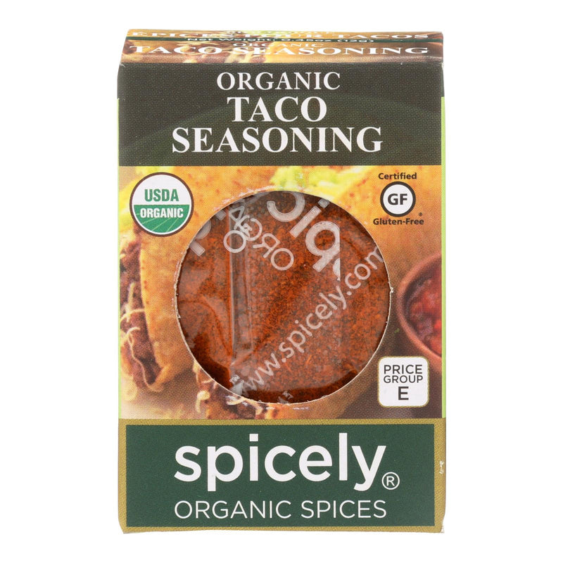 Spicely Organics Premium Organic Taco Seasoning, Pack of 6 (0.45 Oz.) - Cozy Farm 