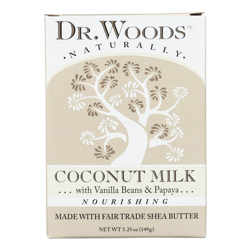Dr. Woods Coconut Milk Bar Soap (Pack of 5.25 Oz.) - Cozy Farm 