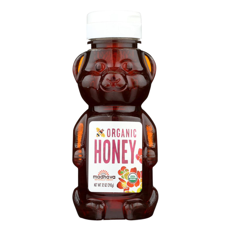Madhava Organic Honey Bears (Pack of 6) 12 Oz. - Cozy Farm 