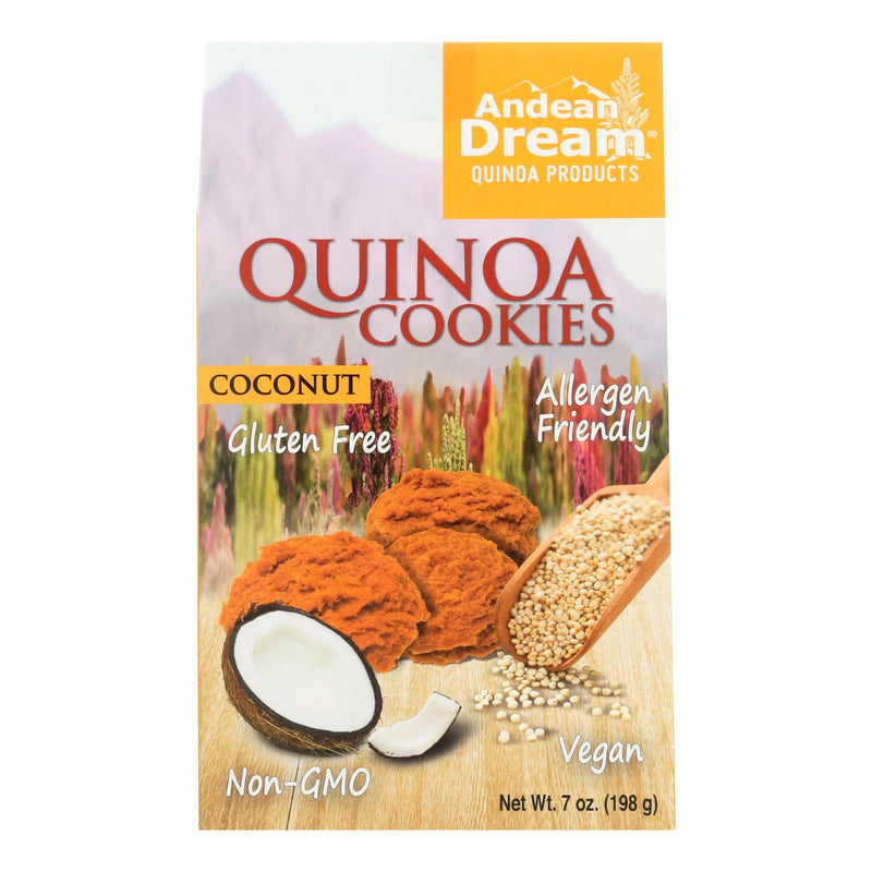 Andean Dream Gluten-Free Quinoa Coconut Cookies (Pack of 6 - 7 Oz.) - Cozy Farm 