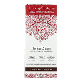 Tintes Of Naturae Henna Cream Chocolatte 2.46 Fl Oz - Cozy Farm 