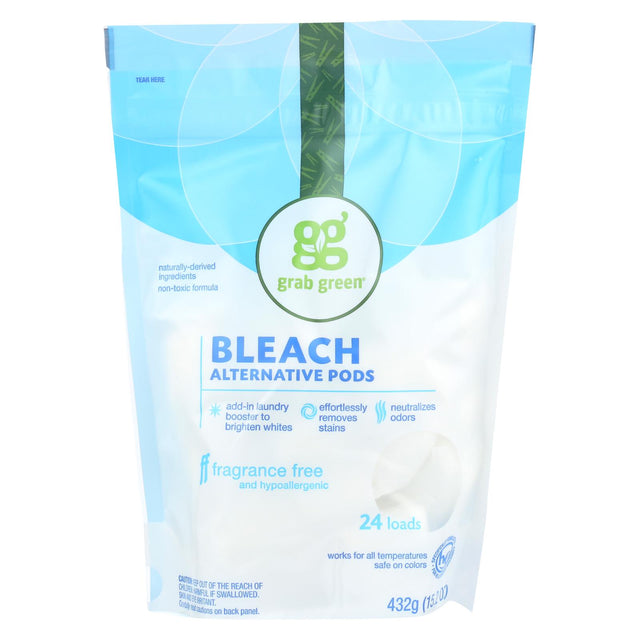 Grab Green - Alternative  Bleach  - Fragrance Free (Pack of 6) - 24 Count - Cozy Farm 