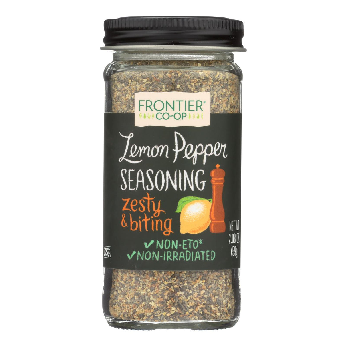 Frontier Herb Lemonpella Pepper Seasoning Blend - 2.08 Oz. - Cozy Farm 