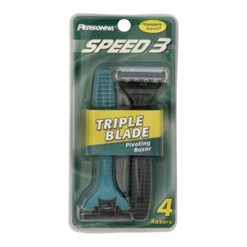 Personna Triple Blade Razor Blades for a Smooth Shave (Pack of 4) - Cozy Farm 