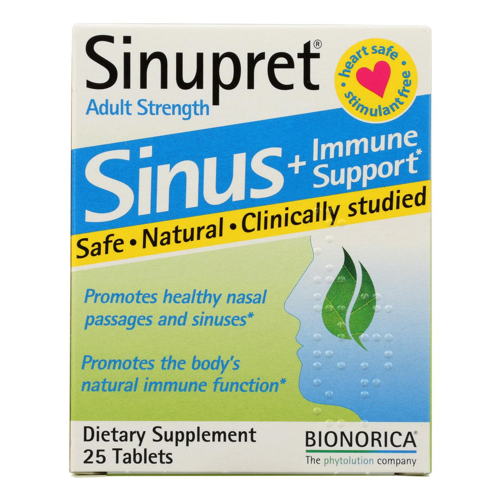Sinupret Plus (Pack of 25 Tablets) for Adults - Cozy Farm 