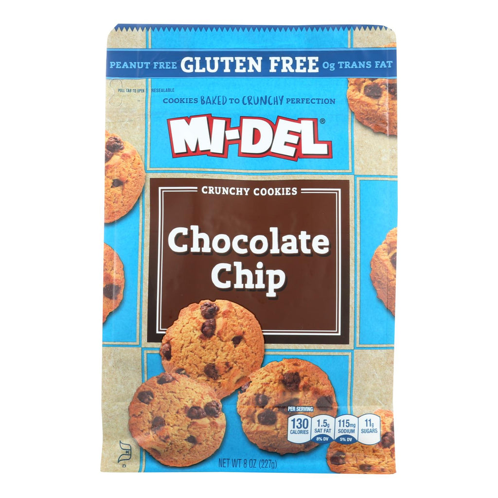 Mi-Del Gluten-Free Chocolate Chip Crunchy Cookies (Pack of 8 - 8 Oz.) - Cozy Farm 