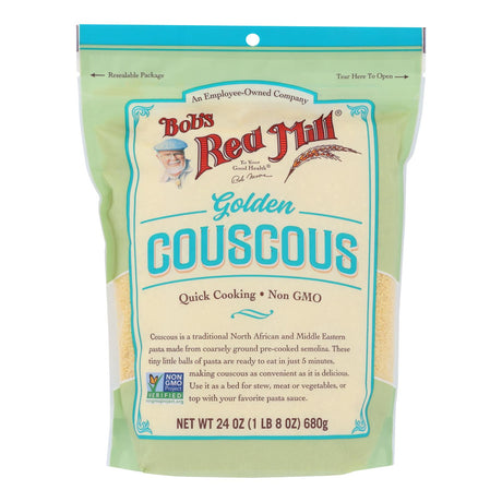 Bob's Red Mill Couscous, Golden, All-Natural, Non-GMO | Pack of 4 - 24 Oz. Total - Cozy Farm 