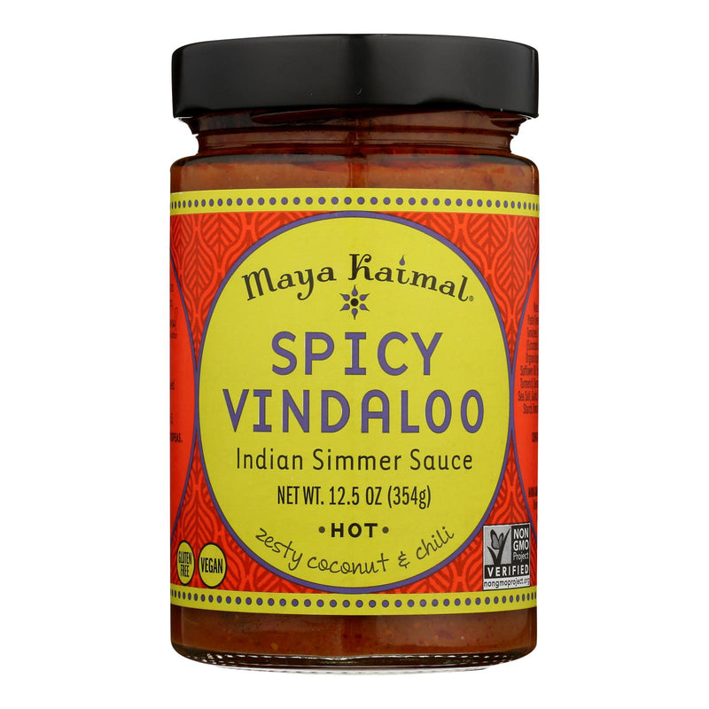 Maya Kaimal Spicy Vindaloo Summer Sauce (Pack of 6 - 12.5 Oz.) - Cozy Farm 