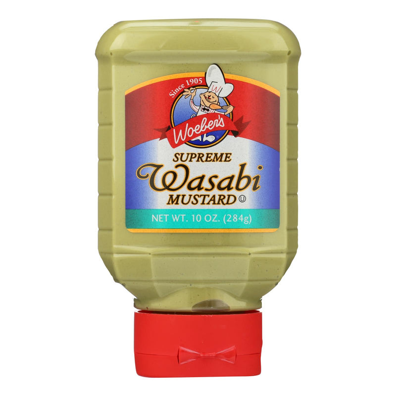 Woeber's Supreme Wasabi Mustard (Pack of 6 - 10 Oz.) - Cozy Farm 