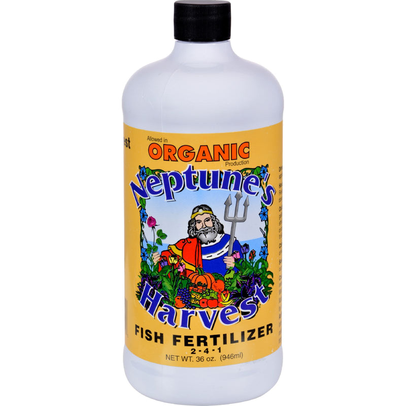 Neptune's Harvest Organic Fish Fertilizer - Orange Label 36 Oz. - Cozy Farm 