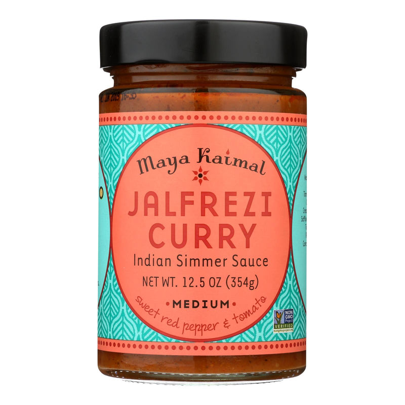 Maya Kaimal Jalfrezi Curry Indian Simmer Sauce - Perfect for Flavorful Meals (Pack of 6 - 12.5 Oz.) - Cozy Farm 
