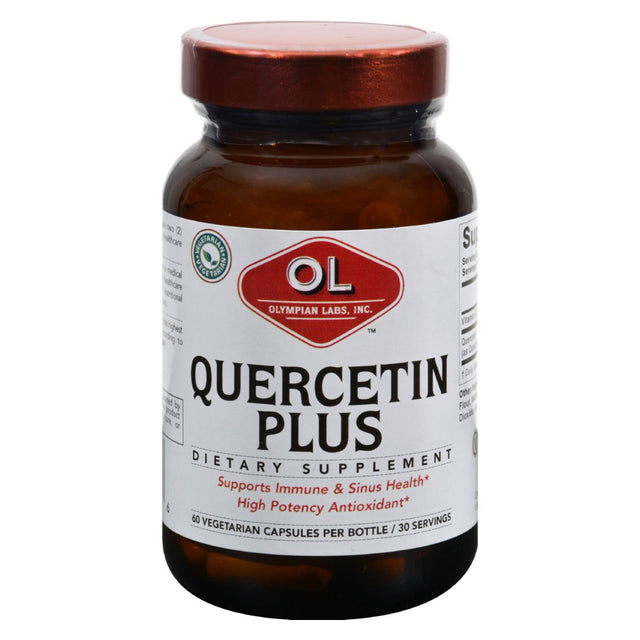 Olympian Labs Quercetin Plus (Pack of 60 Vegetarian Capsules) - 1 G - Cozy Farm 