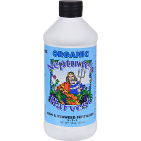 Neptune's Harvest Fish & Seaweed Fertilizer Blend - Blue Label, 18 Oz. - Cozy Farm 