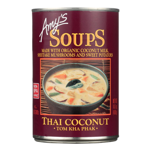 Amy's Organic Tom Kha Phak Thai Coconut Soup (Pack of 12) - 14.1 Oz. - Cozy Farm 