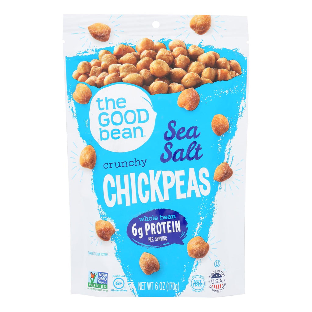 Good Bean Sea Salt Crispy Crunchy Chickpea Snacks (Pack of 6 - 6 Oz.) - Cozy Farm 