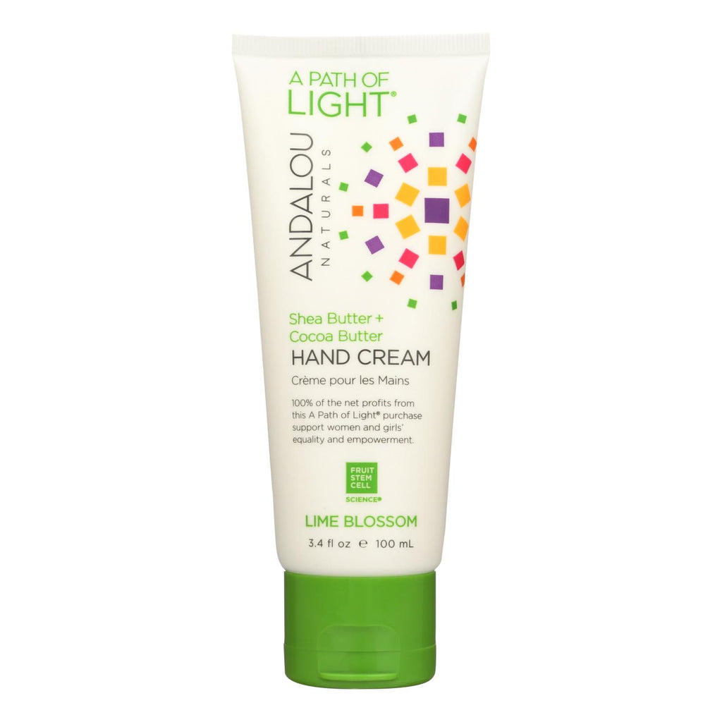 Andalou Naturals Hand Cream  - A Force Of Nature Shea Butter Plus Coconut Water & Lime Blossom - 3.4 Oz. - Cozy Farm 
