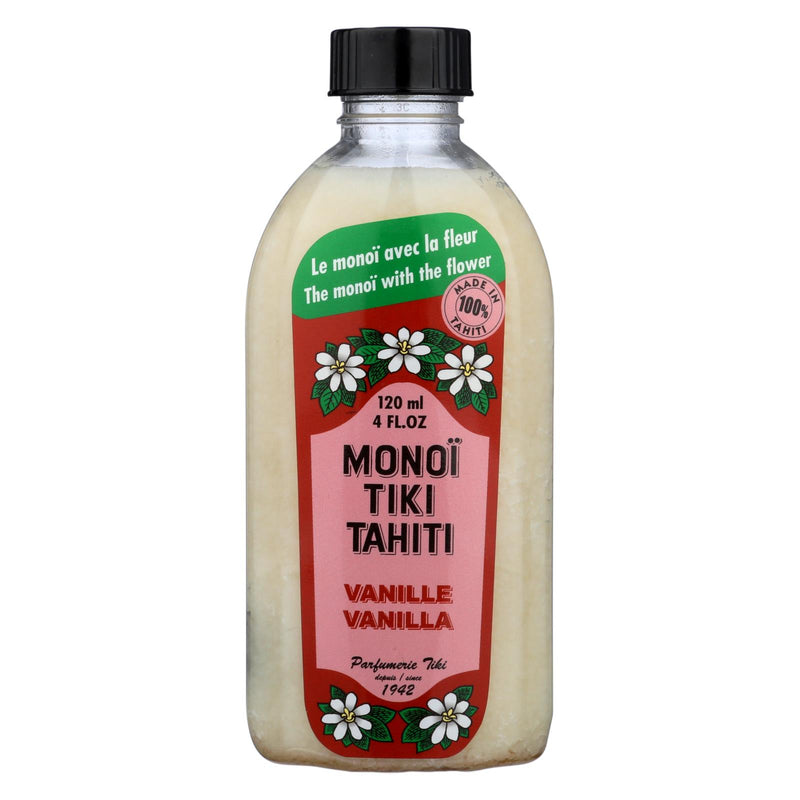 Monoi Tahitian Coconut Oil Vanilla (Pack of 4) - 4 Fl Oz - Cozy Farm 